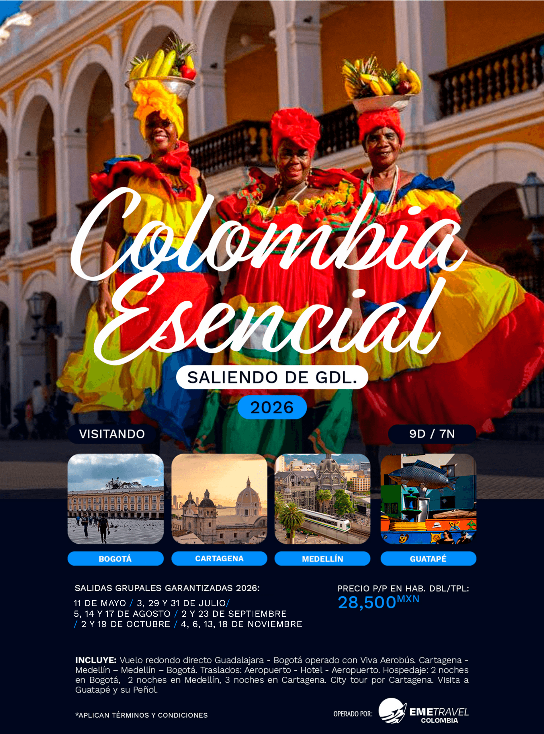 Colombia Esencial desde Guadalajara